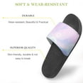 thumbnail image 3 of GZHJMY Stylish Slides for Women Men, Cartoon Pastel Shooting Stars and Glowing Bubbles Soft Flexible Slip-on Sandals Slippers, 3 of 7