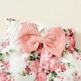 thumbnail image 6 of Girl's Outfit Set Short Sleeved Bodysuit Bowknot Shorts With Headband 3Pc Sets, 6 of 7