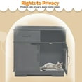 thumbnail image 6 of MCombo XL Cat Litter Box Furniture Hidden with Drawer,  Wood Cat House CT46, 6 of 7