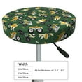 thumbnail image 4 of Kdxio Cartoon Car Print Stool Covers Round,Stretch Round Bar Stool Covers Washable Bar Stool Cushion Slipcover for 12-15 Inch Chair, 4 of 7
