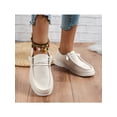 thumbnail image 2 of UKAP Mocasines de mujer Zapatos sin cordones Zapatos de lona con estampado de leopardo Zapatillas de deporte informales, 2 of 8