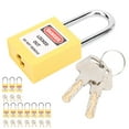 thumbnail image 3 of Lockout Lock, Lockout  38mm Tagout Lock Insulation  For Construction Sites Yellow,Red, 3 of 8