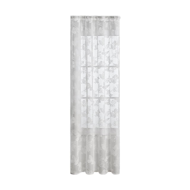 Sala de estar cortina de encaje de la barra de la barra de la barra de la barra de la ventana transpirable dormitorio de la ventana del dormitorio 100x130cm
