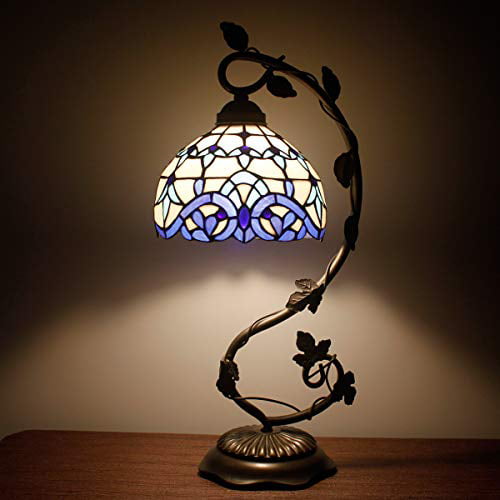 Desk Lamp Led Bulb Included, Stained Glass Table Lamp Base