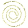 thumbnail image 2 of Decadence 14K Yellow Gold Solid 2mm-12mm Figaro Chain with Lobster Claw Clasp | Italian Gold Chain | Gold Figaro Chain for Men and Women, 2 of 5