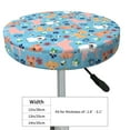 thumbnail image 4 of KLL Cute Dog Round Bar Chair Cushion Cover ,Bar Stool Protector with Elastic, Soft Washable, 4 of 6
