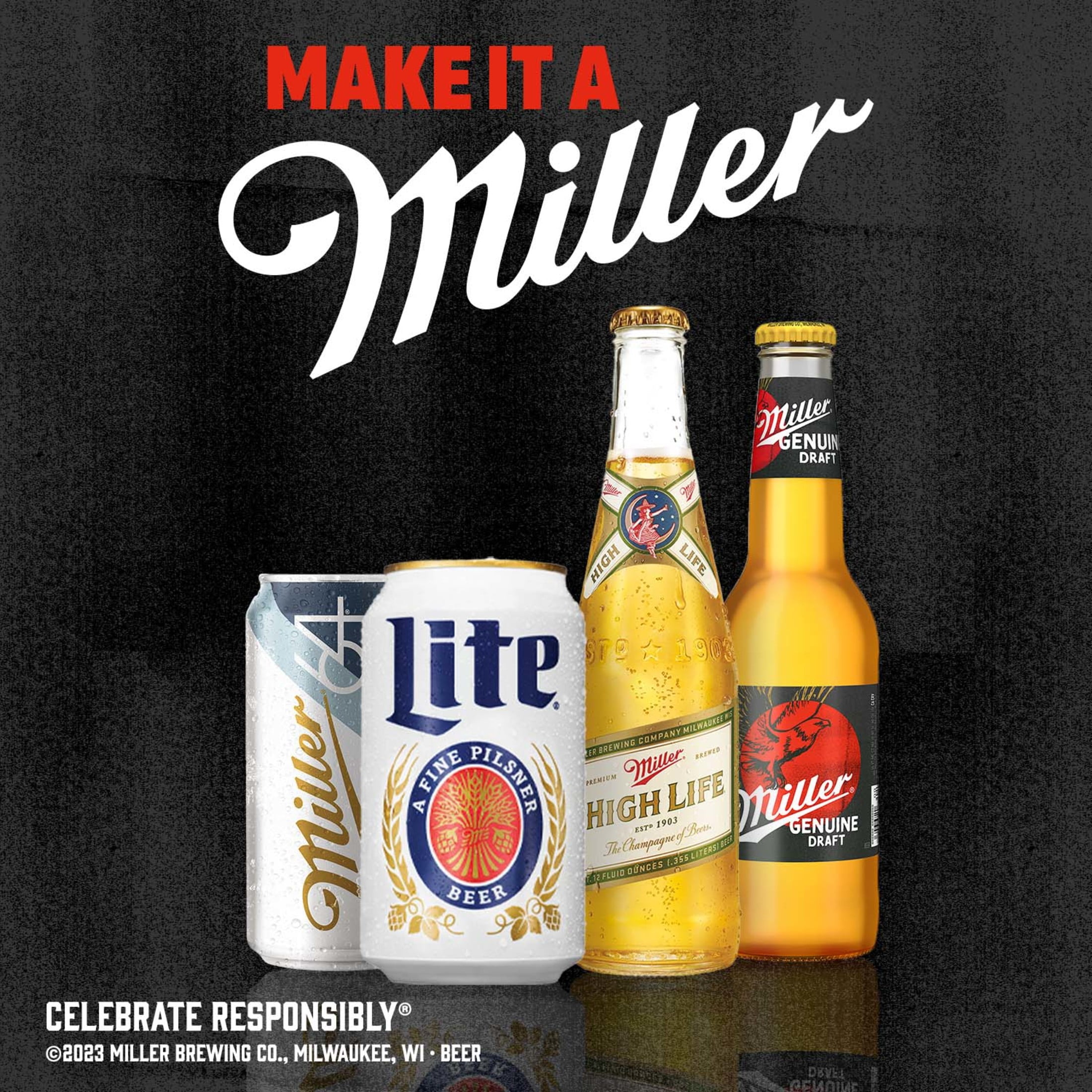 Miller Genuine Draft American Lager Beer, 30 Pack, 12 fl oz