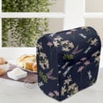 thumbnail image 4 of Dragonfly Lounger Chair Bag, Continuous Floral Pattern with Lilies and Lupine Flowers Spring, High Capacity Storage with Handle Container, Lounger Size, Dark Blue and Multicolor, by Ambesonne, 4 of 5