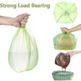 thumbnail image 3 of Paquete de 100 bolsas de basura orgánicas de 30 l, resistentes al desgarro, bolsas para desechos de alimentos, compostables y biodegradables, 3 of 5