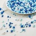 thumbnail image 6 of 1710Pcs Pearl Beads No Holes Loose Pearls Beads Artificial Plastic Pearl Beads Blue White Round Undrilled Imitated Pearl Beads for DIY Wedding Craft Vase Fillers 3/4/5/6/8/10/12mm, 6 of 8