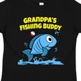 thumbnail image 4 of Inktastic Grandpa's Fishing Buddy (blue) Boys or Girls Toddler T-Shirt, 4 of 5