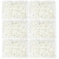 thumbnail image 4 of 6Pcs Flower Wall Panels 24" X 16" Artificial Blooms Flower Wall Panel 16Sq. ft Silk Floral Faux Roses Wall Backdrop Decor for Wedding Party Event Bridal and Baby Shower,White, 4 of 8