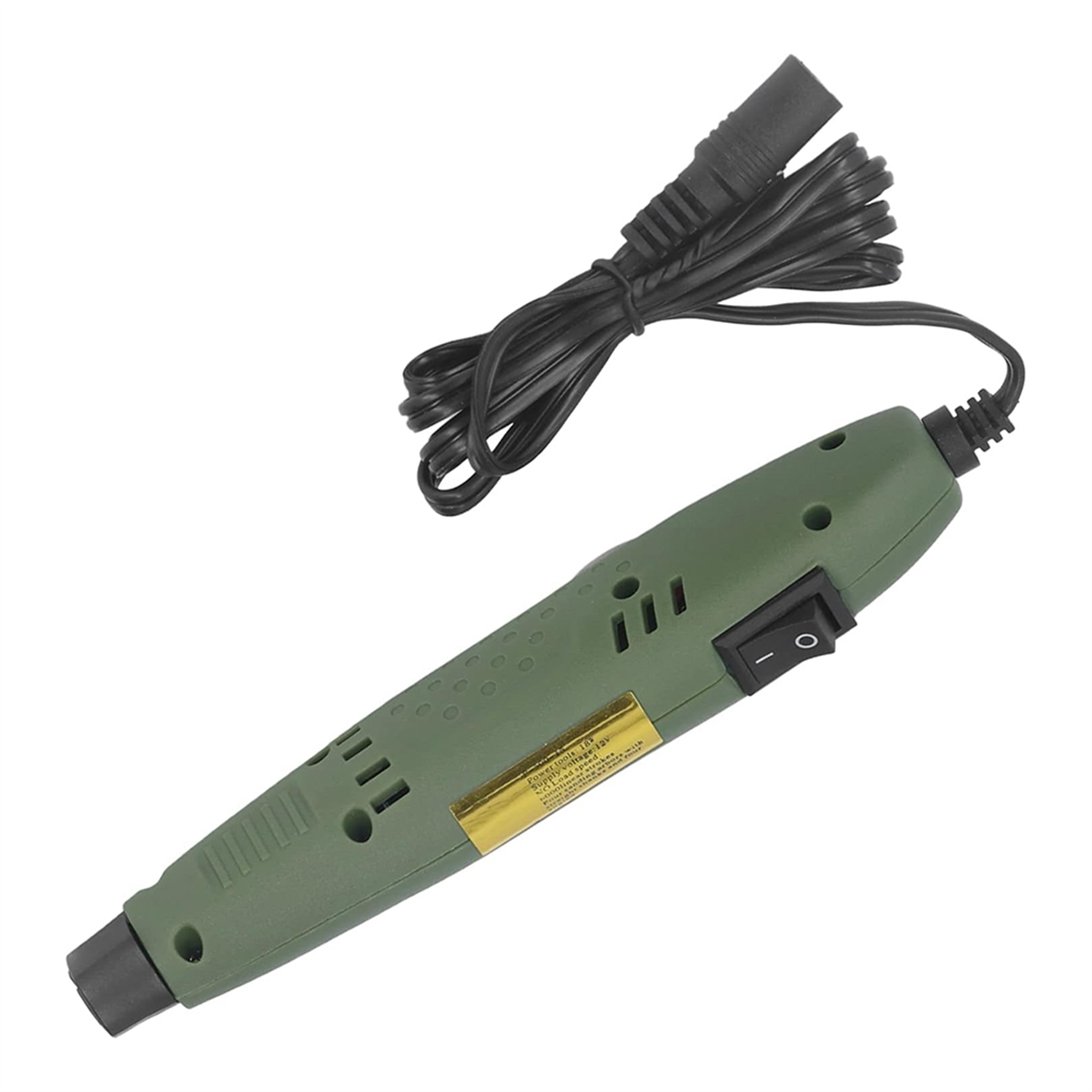 Pen Sander, Power Sander Pen DIY Mini Pen Sander Multi Model Drill Bit Replacement for Woodworking US Plug,1 x Pen Sander 8 x Small Rods 2 x Sandpaper 1 Adapter