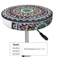 Colorful With Blue Oriental Bar Stool Covers, 1214 Inch Bar Stool