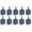 C*10pcs, variant on 14 Pack Christmas Gift Bags Large Reusable Tote Bags, Non-Wove Bags for New Year's Shopping, Christmas Surprise, Xmas Party Supplies,12.4"×9.8"×6.7"