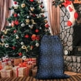 thumbnail image 4 of Christmas Bags Drawstring,Dark Blue Christmas Snowflake Pattern Large Xmas Christmas Gift Bags,Reusable for Xmas and New Year Party Favors and Supplies,27.6" X 19.7", 4 of 5