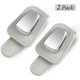 thumbnail image 1 of Otra pieza de repuesto para automóvil, paquete de 2 soportes para gafas de sol para automóvil, clip para visera solar, clip universal de cuero para gafas de sol para visera solar para automóvil (, 1 of 5