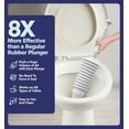 thumbnail image 3 of Toilet Plunger | The World's Best Unblocker | Snake Design Bathroom Plungers | Clog & Blockage Remover, 3 of 8