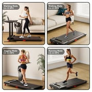 Workout Walking Pad treadmill, 3 in 1 Under Desk Treadmill, 2.5HP Low Noise Walking Treadmill Pad with Remote Control,Portable Treadmills for Home Office 