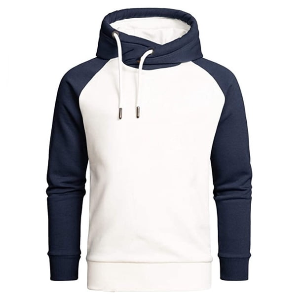 Sudadera con capucha de retazos de malla de manga larga de otoño e invierno para hombre, prendas de vestir, Tops Pompotops oipoqjl17507