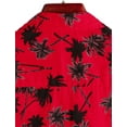 thumbnail image 5 of Mens 100% Cotton Hawaiian Shirts Button Down Short Sleeve Beach Shirts Summer Casual Aloha Shirts, 5 of 10