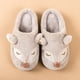 thumbnail image 3 of Minnieouse Zapatillas de felpa Otoño Invierno suela gruesa cálido lindo dibujos animados encantador casa dormitorio pareja zapatos para mujer hombre Accesorios de calzado Rosado, 3 of 6