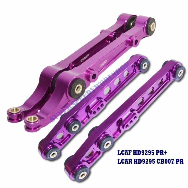 Black Front Camber Kit Chrome Rear Lower Control Arm Camber Kit Del Sol 93-97