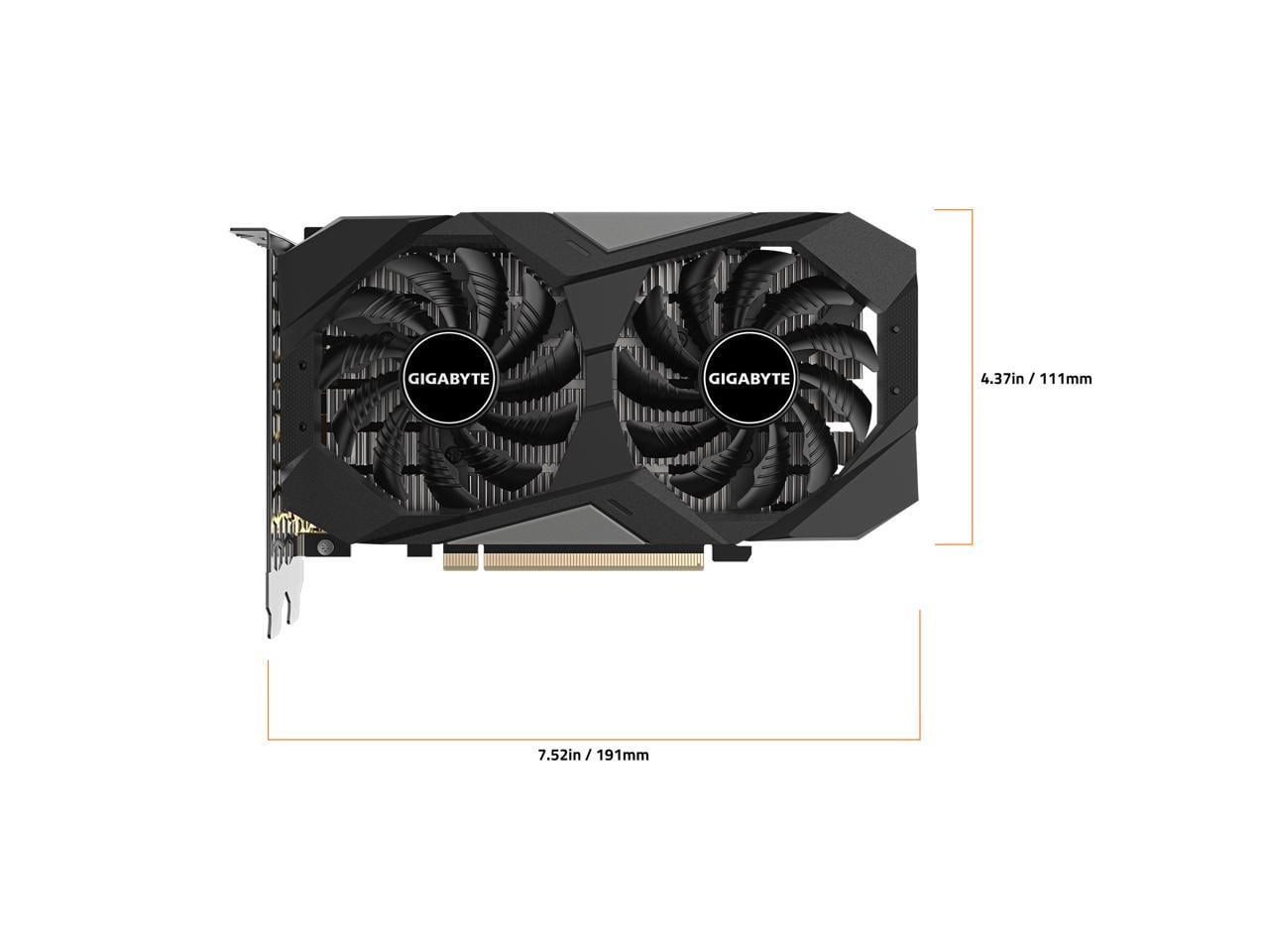 Gigabyte NVIDIA GeForce RTX 3050 Graphic Card, 6 GB GDDR6