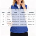 thumbnail image 2 of Wovilon Women's Diamond Quilted Puffer Vest Stand Collar Full Zip Sleeveless Lightweight Lined Outerwear with Pockets Casual Fall Winter, 2 of 6