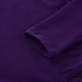 thumbnail image 5 of Miutii Kids Girls Long Sleeve Leotard Ballet Bodysuit Basic Dancewear Gymnastics Ballet Dance Leotard Purple 3, 5 of 8