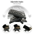 thumbnail image 6 of Mind Reader Foot Rest, Under Desk at Work, Ergonomic, Height Adjustable, Office, Plastic, 6 of 13