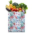 thumbnail image 1 of Watercolor Flower Pattern Reusable Shopping Bag - Durable & Washable Tote, 1 of 6