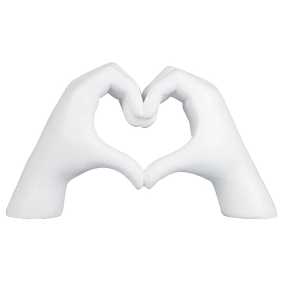 CCOCC Wedding Gifts,Handcrafted Figurine Design Table Decor,Chic Desktop Ornament Happy Anniversary Decorations,White