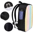 thumbnail image 5 of YFYANG 17" Laptop Backpack, Rainbow Line Pattern Fashion Travel Work Backpack with USB and Headphone Cable Interface for Men and Women, 5 of 8