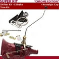 thumbnail image 1 of American Shifter  4L60E Shifter Kit Chrome 23 in. Swan E Brake Trim Kit for DE51A, 1 of 1