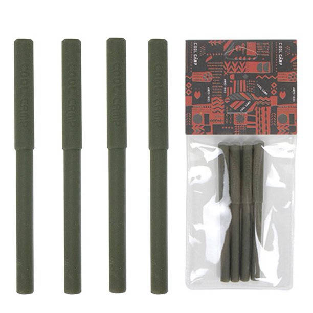 Tubo de manguera de silicona para patas de estufa para estufa de araña SOTO310 (verde militar)