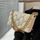 thumbnail image 2 of Bolsa de hombro con remaches de rombos para mujer a la moda, cruzado cuadrado con cadena de cuero Likrtyny Para Estrenar, 2 of 9