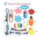 thumbnail image 3 of "Juguetes Para Mascotas, Juguetes Para Perros, Pack De 12pzs estrella Belug Multicolor ", 3 of 5