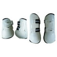 thumbnail image 2 of 4x botas de caballos protector de patas traseras delanteras ajustables para saltar entrenamiento montar XXL, 2 of 8