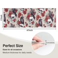 thumbnail image 5 of Beige Skull Crow Flower Pattern Kitchen Rug Mat,Kitchen Runner Rugs Non Skid Washable,Decorative Kitchen Floor Mats for Kitchen,Sink,Laundry,17"X47", 5 of 5