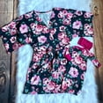 thumbnail image 1 of Family Flower Matching Robe And Swaddle Set Mother & Baby Pajamas Sleepsack, 1 of 5