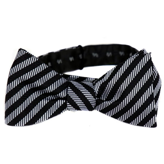 BuyYourTies - FBTZ-536 - Mens Aficionado Self Tie Bow Tie - Black