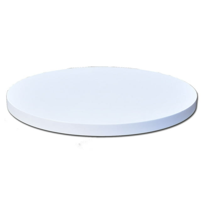 Charola Giratoria de madera, Lazy susan 60 cm Blanca Hogare Charola Giratoria de madera