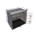 thumbnail image 6 of Flowers Insects Dog Crate Cover, Creative Colorful Snails on Branches in Greyscale Tones, Easy to Use Pet Kennel Cover Small Dogs Puppies Kittens, 7 Sizes, Purpleblue Blue and Violet, by Ambesonne, 6 of 6