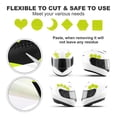 thumbnail image 4 of Uxcell Reflective Tape, Self-Adhesive Trailer Reflector Tape Waterproof Warning Sticker Fluorescent Yellow-black 6 Inch x 16 Feet, 4 of 6