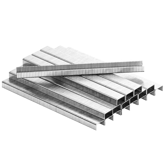 Meite Galvanized T-50 Staples 1/2 Inch Length 20 Gauge 3/8 Inch Crown Staples - Small Pack