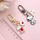 thumbnail image 5 of LLavero de Snoopy Anime para mujer y niña, accesorios colgantes de mochila, decoración de llavero Kawaii, regalo de joyería, 5 of 5