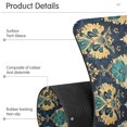 thumbnail image 4 of Yayeee Faucet Mat for Kitchen Sink 30" Diatomite Long Splash Guard Pad, Green Peacock Pattern, 2 Pack, 4 of 7