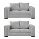 thumbnail image 1 of Sala 2-2 TRINITY Taos ( 2 piezas Love Seat ) Plata, 1 of 8