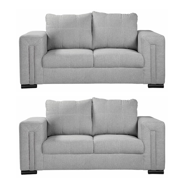 Sala 2-2 TRINITY Taos ( 2 piezas Love Seat ) Plata